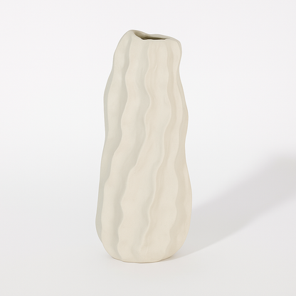 Ceramic Dot Vase Long
