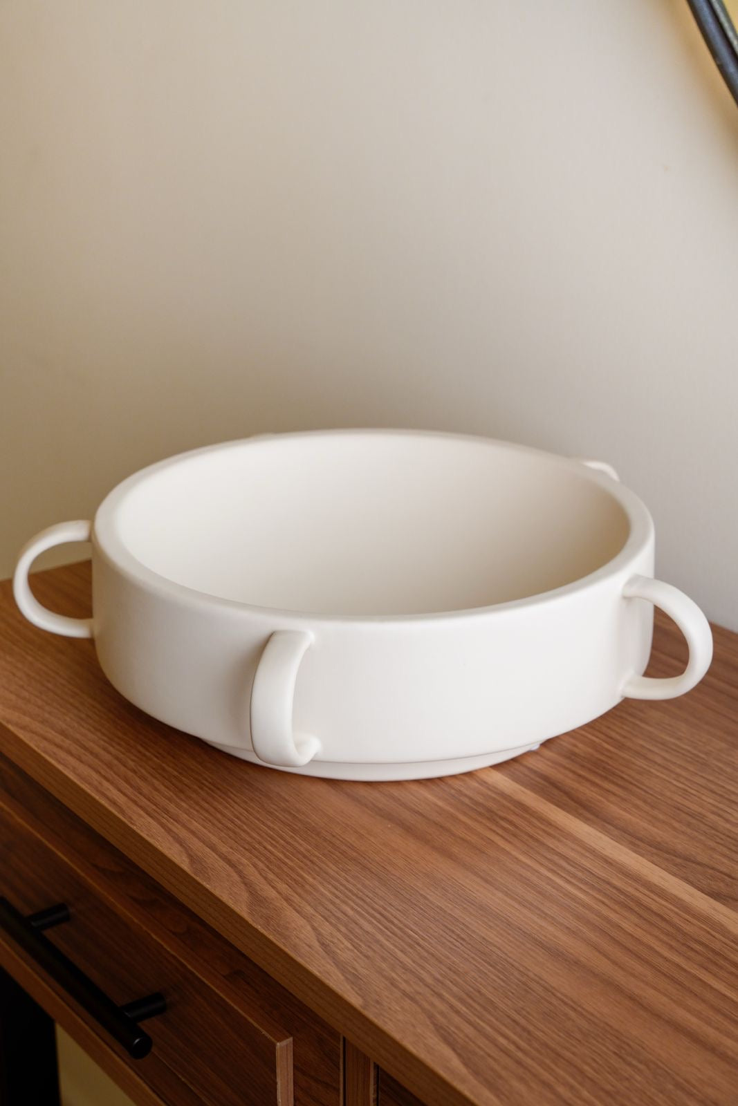Ceramic Storage Tray White