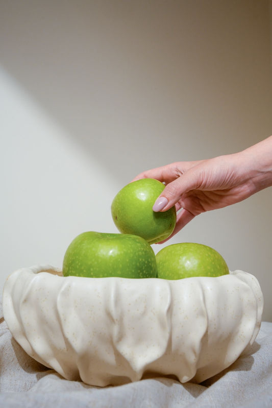 Abstract Ceramic Fruit Plate