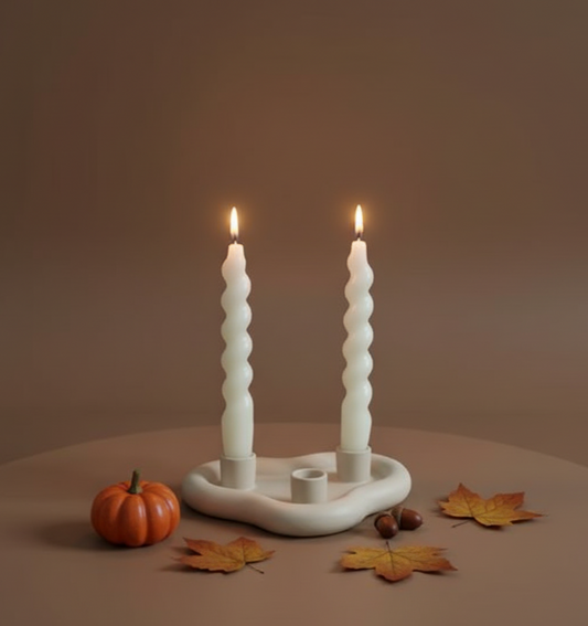 Cloud Three Candle Holder